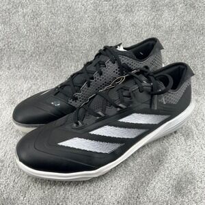 Adidas Adizero Impact WP Mens Baseball Cleats Black White Metal JI1464 Size 16